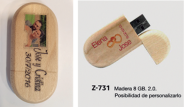 USB MADERA Z-731